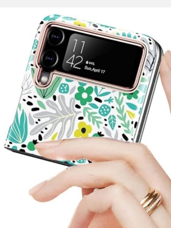 Other - ☀️ NEW Samsung Galaxy Z Flip4 Floral/Rose Gold Case/Cover 6.7 inch